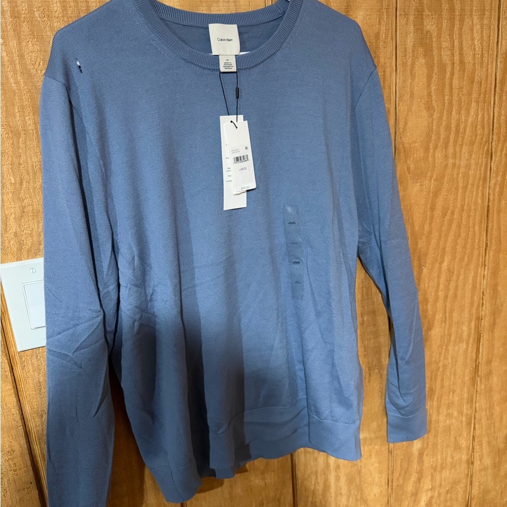 Calvin Klein Men's Blue Sweater